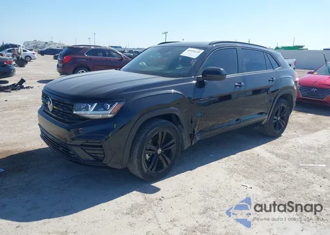 2023 Volkswagen Atlas Cross Sport 3.6L V6 Sel/3.6L V6 Sel R-Line Black z USA, uszkodzony, nr VIN 1V2SE2CA5PC219912